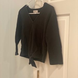 Womens 3/4 sleeve top, texture and thread by madewell